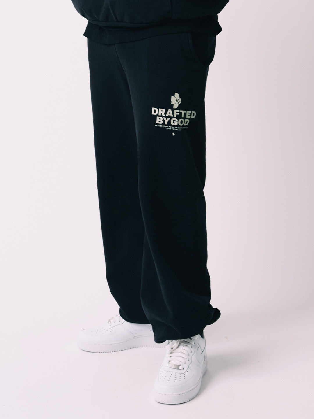 Holy Cross Sweat Pant - Black
